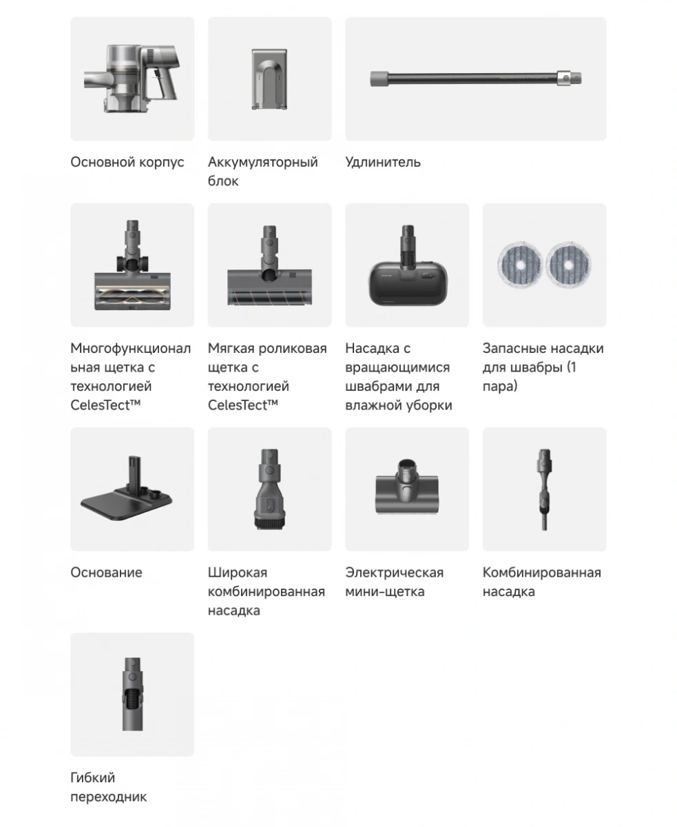 Беспроводной пылесос Dreame R20 Aqua (VTV21A). Фото 9