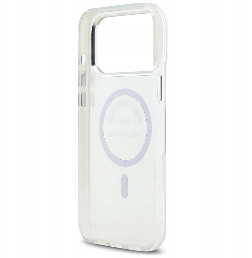 Накладка Lagerfeld для iPhone 17 Pro Max IML RSG logo Metal camera (MagSafe), Прозрачная (KLHMP17XHKRSGPT). Фото 6