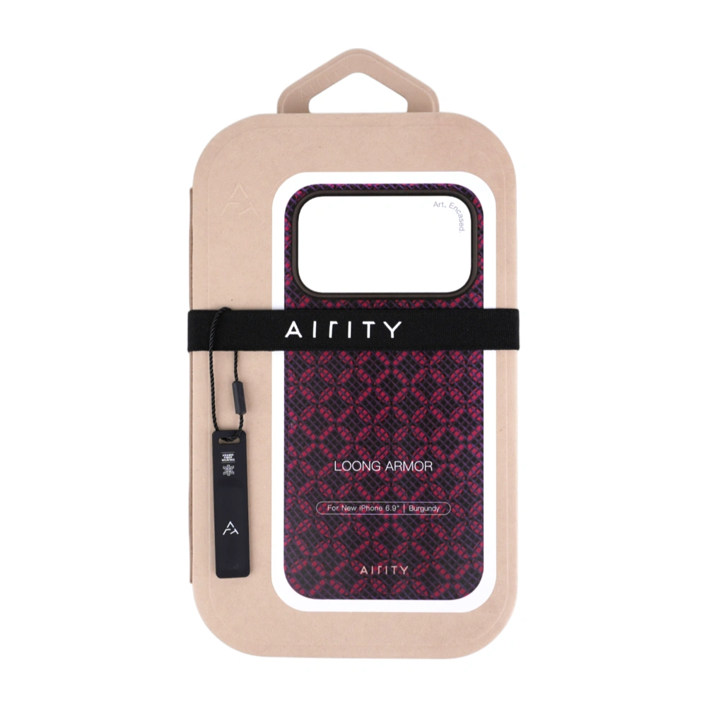 Накладка AIRITY для iPhone 18 Pro Max Dragon Armor Series (MagSafe), Burgundy (ЦБ-00003023). Фото 3