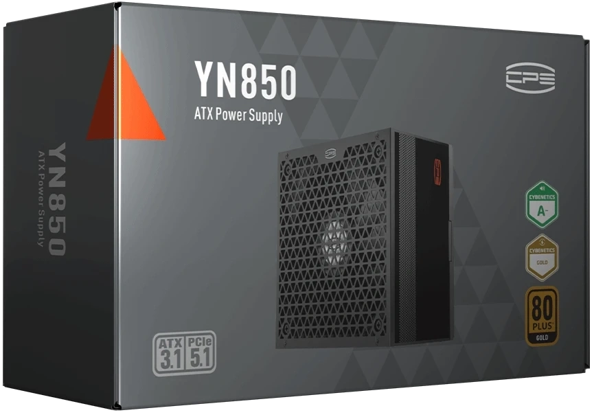 Блок питания PCcooler YN850, Чёрный (P5-YN850-G1FFBK1-EU). Фото 7