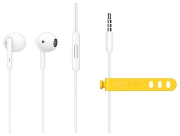 Наушники Realme Buds Classic 3.5mm (RMA2001), Белые. Фото 1