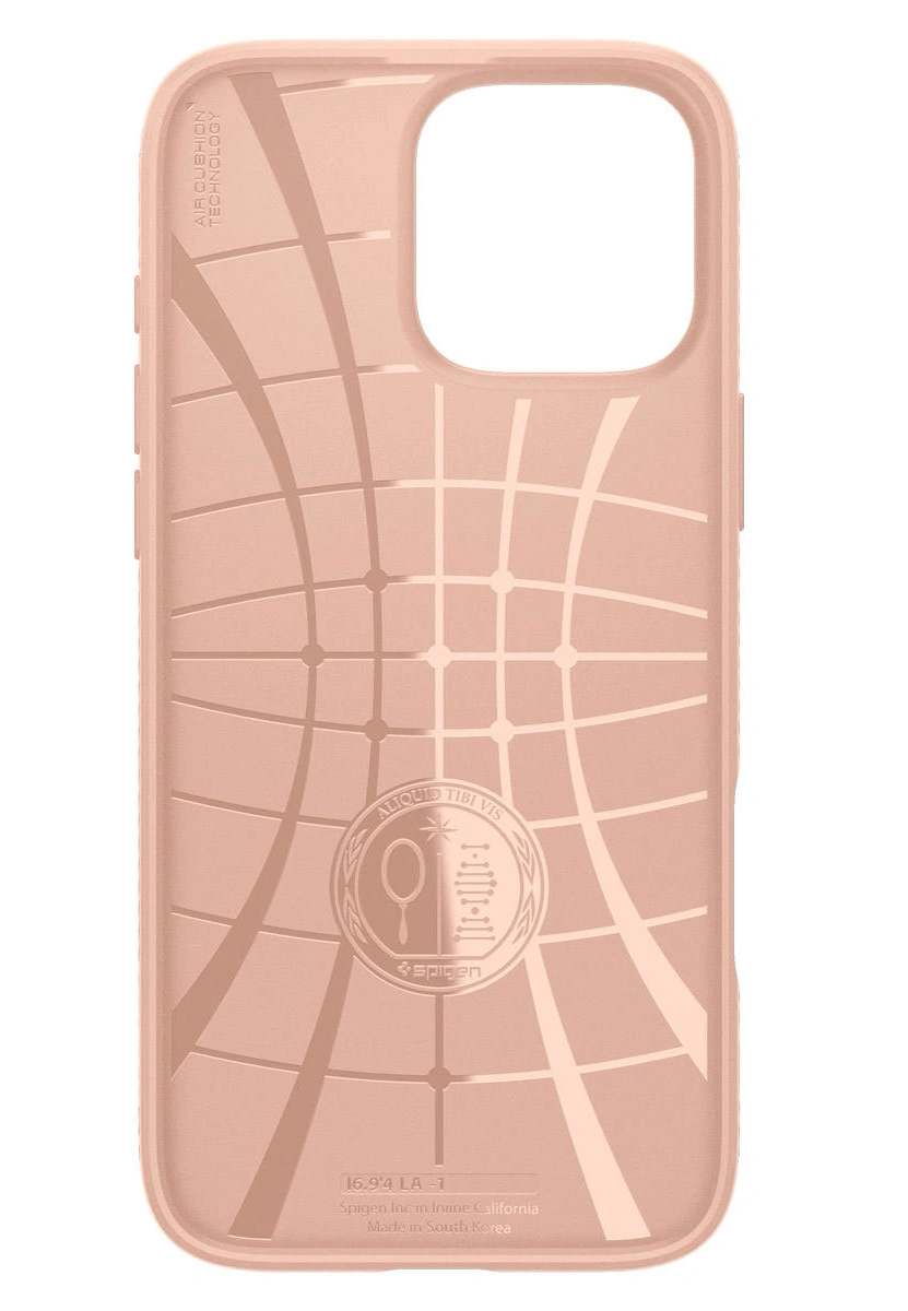 Накладка Spigen Liquid Air для iPhone 16 Pro, Rose Titanium (ACS08692). Фото 5
