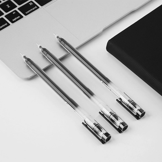 Набор гелевых ручек Guangbo Gel Ink Pen B72009D 12шт, Black. Фото 3