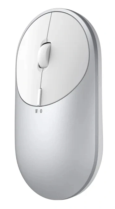Мышь беспроводная XiaoMi Mi Portable Mouse 2 BXSBMW02 Silver. Фото 2