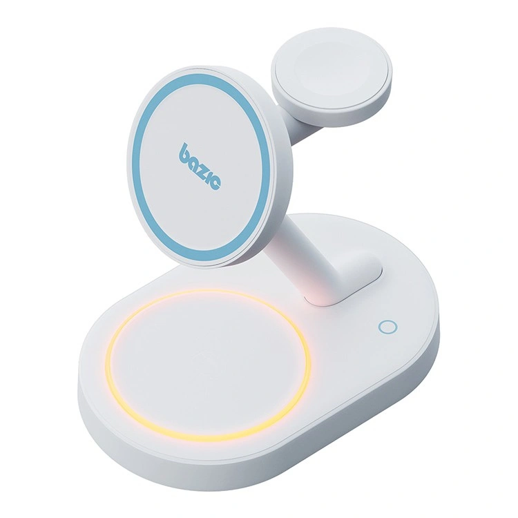 Беспроводная зарядная станция EnergEA Bazic GoMag Station 2, White (GM-STNQI2-WHT). Фото 2