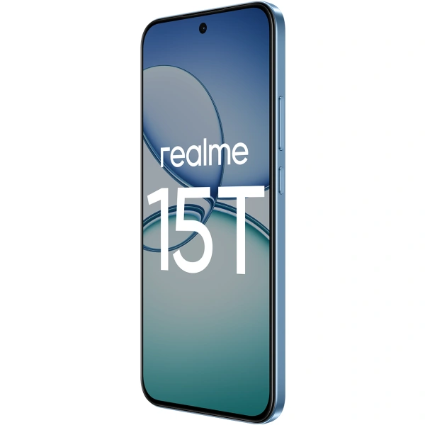 Смартфон Realme 15T 5G 12/256Гб Голубой металлик. Фото 4