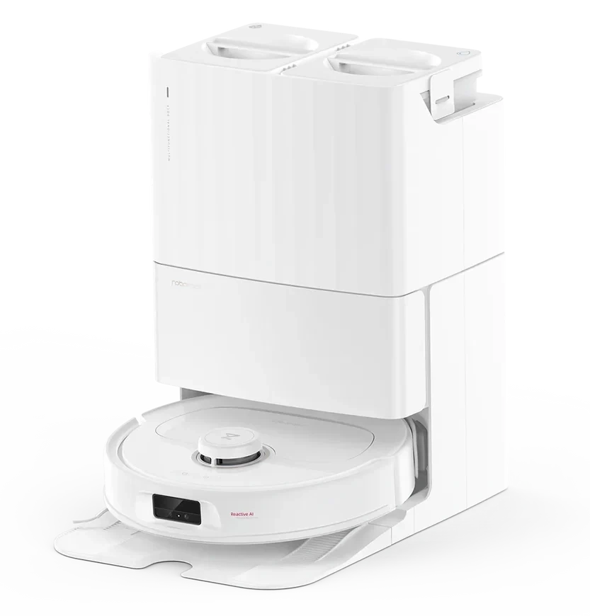 Робот-пылесос Roborock Qrevo MaxV, White (QROPEP). Фото 1