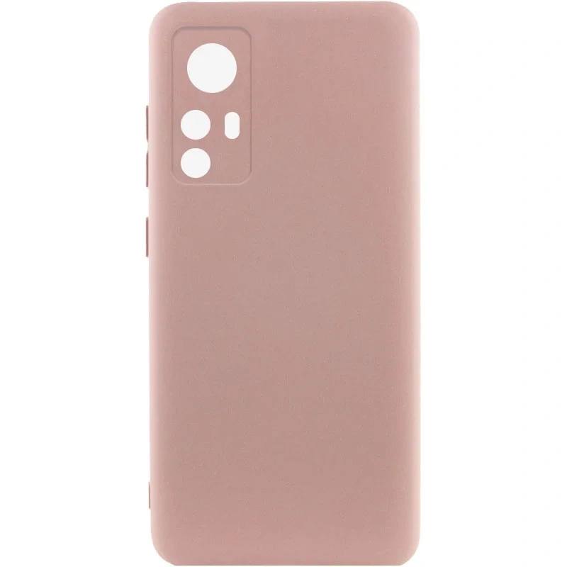 Накладка Silicone Case Logo для Redmi Note 12S 4G, Пудровая. Фото 1