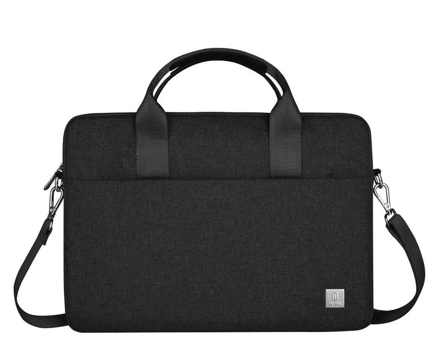 Сумка для ноутбука Wiwu Minimalist Laptop Bag 2 15.6", Black. Фото 1