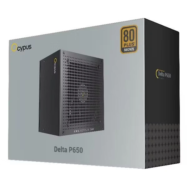 Блок питания Ocypus Delta P650 [Delta-P650-B1FDBK024X-EU] Чёрный. Фото 6