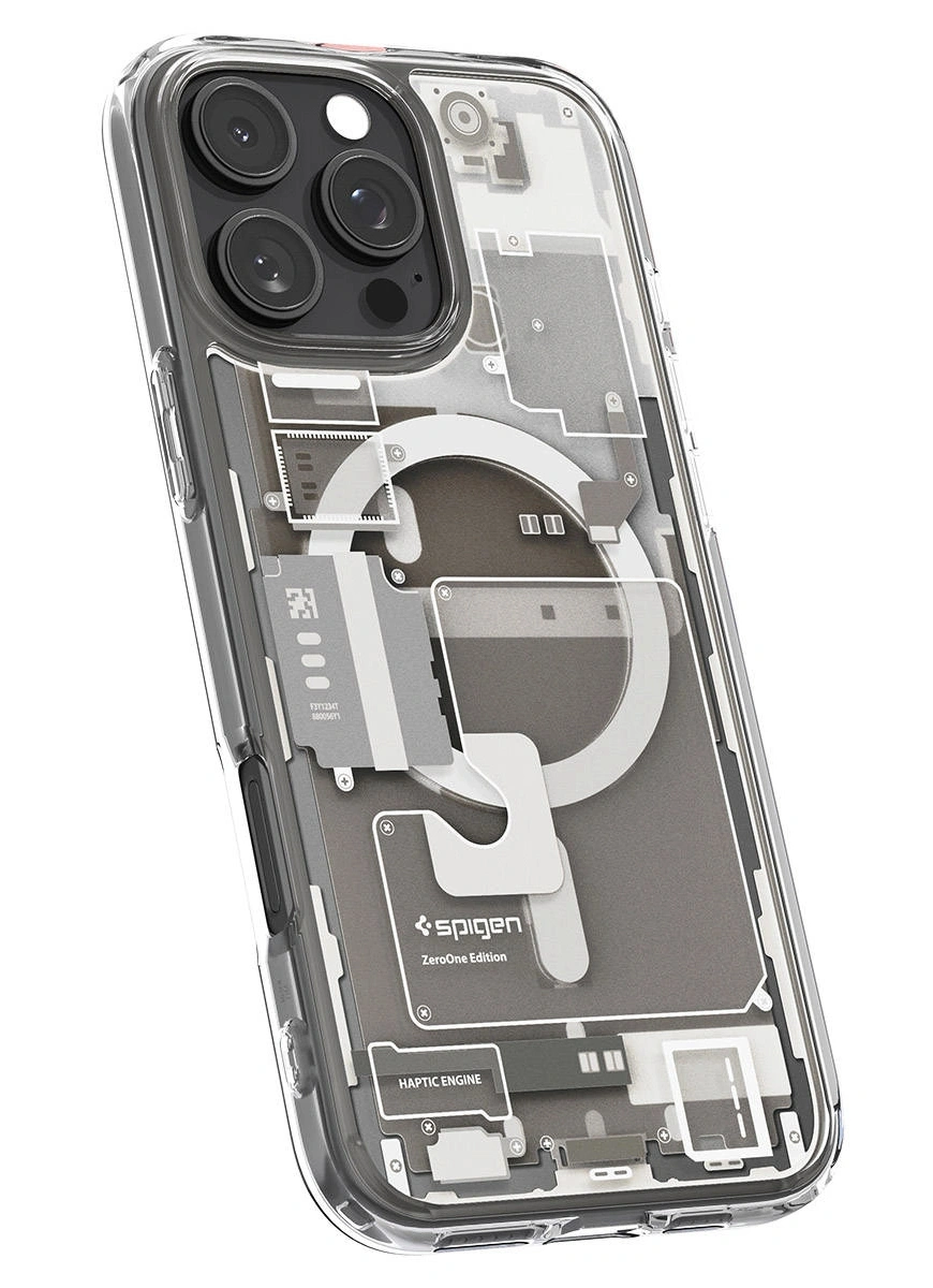 Накладка Spigen Ultra Hybrid MagSafe для iPhone 16 Pro Max, Zero One Natural Titanium (ACS08381). Фото 4