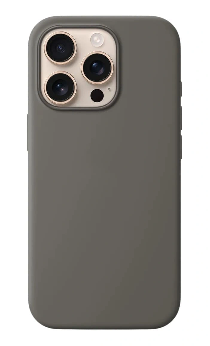 Накладка Silicone Case With MagSafe для iPhone 16 Pro Max, Stone Gray. Фото 1