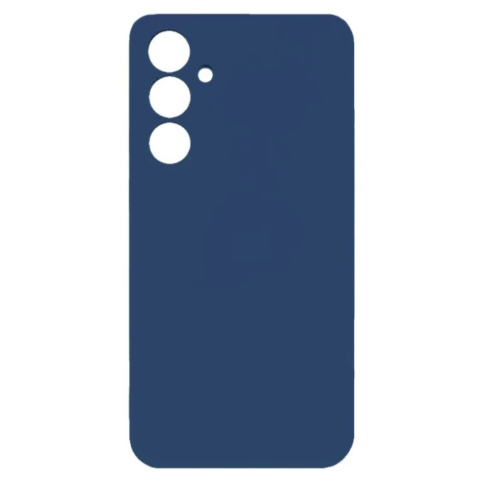 Накладка Silicone Case Logo для Samsung Galaxy A34 5G, Тёмно-синяя