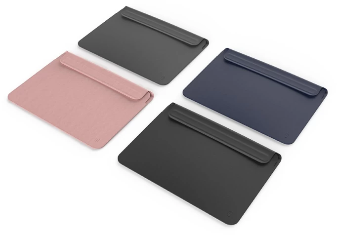 Чехол Wiwu Skin New Pro 2 Leather Sleeve для MacBook Air 13, Pink