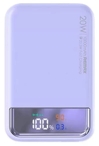 Внешний аккумулятор Remax Magnetic RPP-525 10000mAh, Фиолетовый