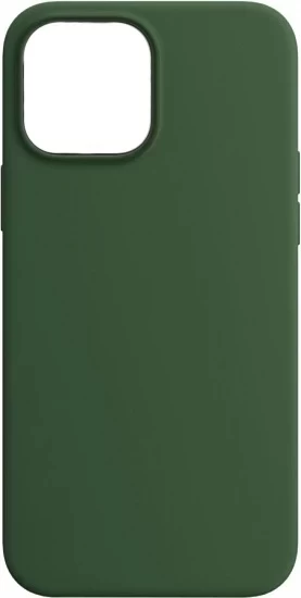 Накладка Silicone Case для iPhone 11, Тёмно-зелёная