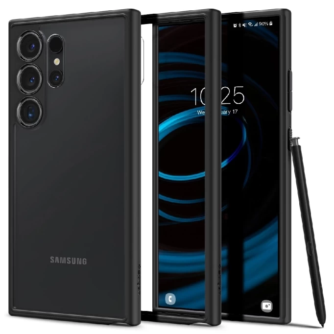 Накладка Spigen Ultra Hybrid для Samsung Galaxy S24 Ultra, Matte Black (ACS07295)