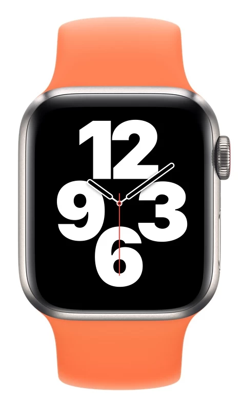 Монобраслет Solo Loop Silicone (S) для Apple Watch 42/44/45 мм, Оранжевый