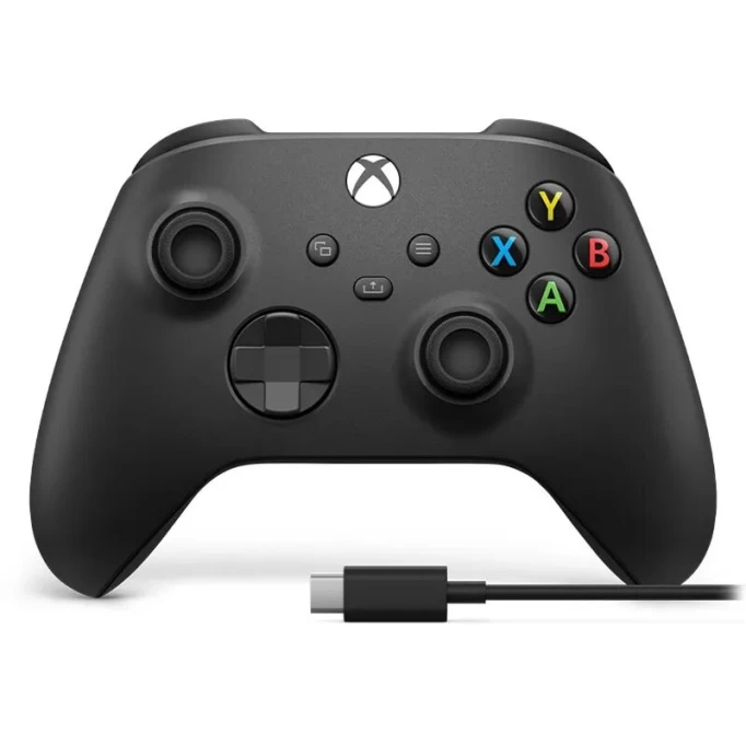 Джойстик беспроводной Microsoft Xbox Series + USB-С Cable, Carbon Black