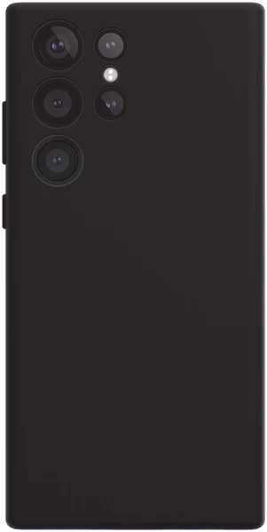 Накладка Silicone Case Logo для Samsung Galaxy S24 Ultra, Чёрная