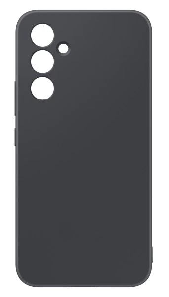 Накладка Silicone Case Logo для Samsung Galaxy A15 4G/5G, Чёрная
