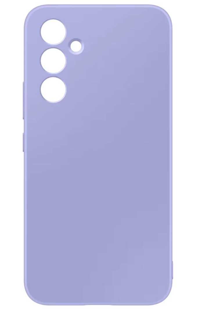 Накладка Silicone Case Logo для Samsung Galaxy A34 5G, Лиловая