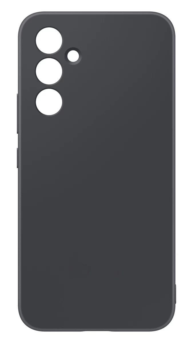 Накладка Silicone Case Logo для Samsung Galaxy A34 5G, Чёрная
