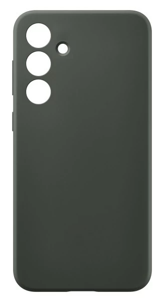 Накладка Silicone Case Logo для Samsung Galaxy A25 5G, Тёмно-зелёная