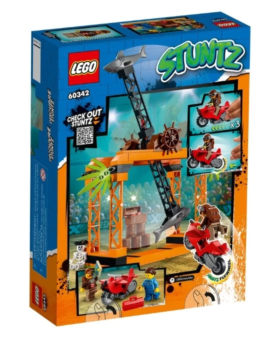 Конструктор LEGO City Stuntz Испытание трюков "Атака акул" 60342