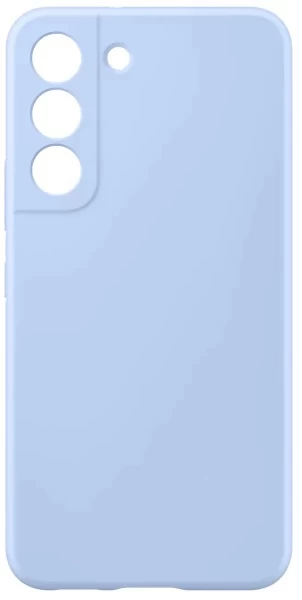 Накладка Silicone Case Logo для Samsung Galaxy S22, Лиловая