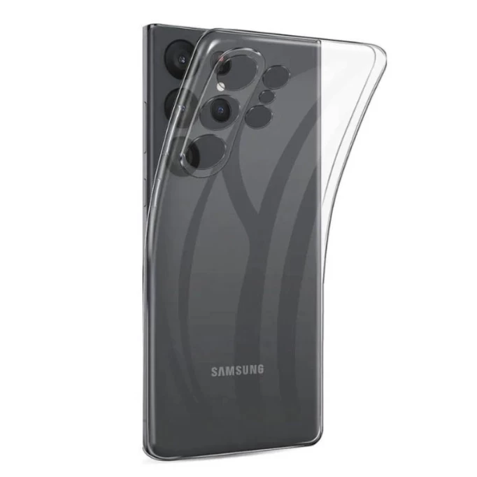 Накладка для Samsung Galaxy S24 Ultra силиконовая ультратонкая, Прозрачная