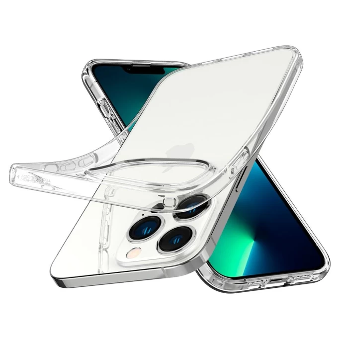 Накладка Spigen Liquid Crystal для iPhone 13 Pro Max, Кристально-прозрачная (ACS03197)