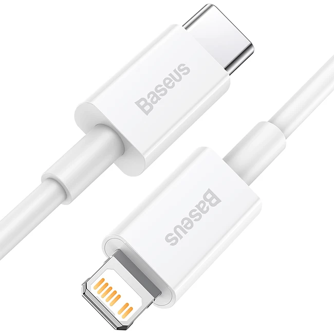 Кабель Baseus Superior Series Fast Charging Data Cable Type-C to iP PD 20W 2m, Белый (CATLYS-C02)