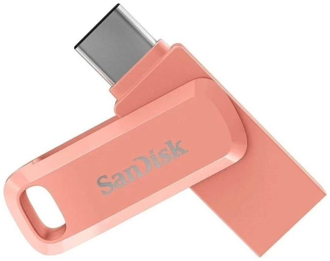 Накопитель Sandisk Drive USB Type-C 64Gb [SDDDC3-064G-G46PC], Розовый