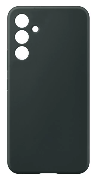 Накладка Silicone Case Logo для Samsung Galaxy A15 4G/5G, Тёмно-зелёная