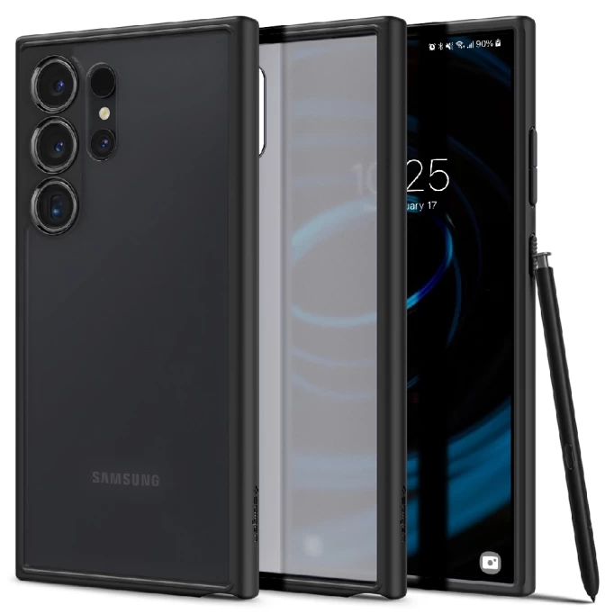 Накладка Spigen Ultra Hybrid для Samsung Galaxy S24 Ultra, Frost Black (ACS07296)