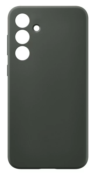 Чехол Silicone Case Logo для Samsung Galaxy S24 Plus, Тёмно-зелёный