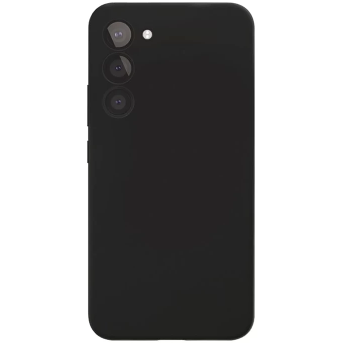 Накладка Silicone Case Logo для Samsung Galaxy S23, Чёрная