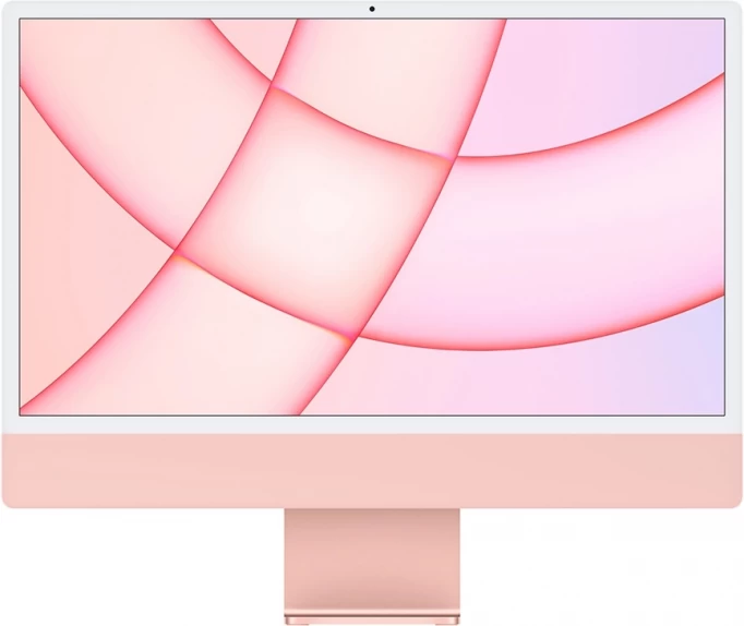 Apple iMac 24" Retina 4,5K, (MGPM3RU/A) (M1, 8C CPU, 8C GPU, 8 ГБ, 256 ГБ SSD), Розовый