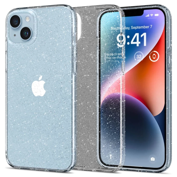 Накладка Spigen Liquid Crystal для iPhone 14, "Glitter Crystal" (ACS05034)