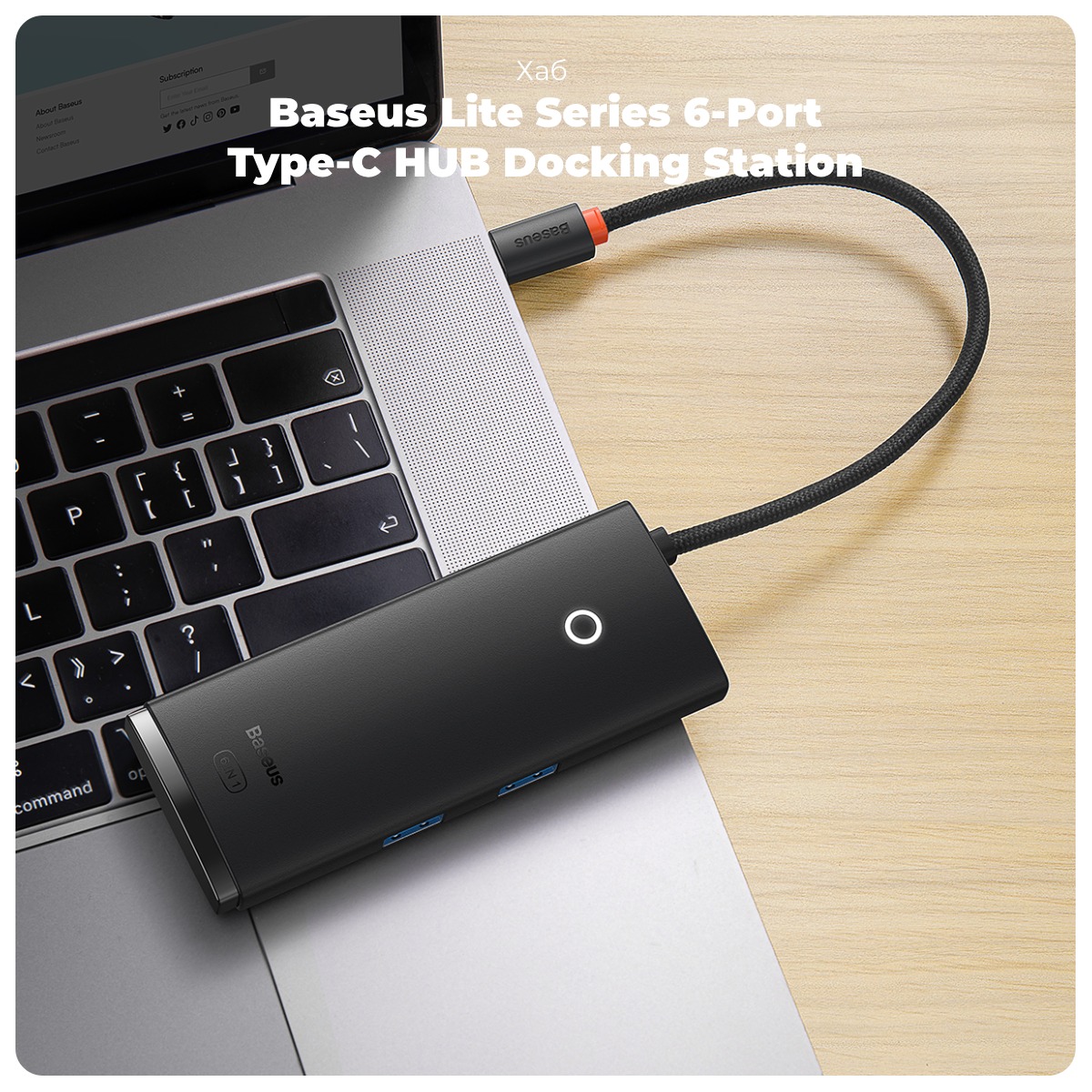 Baseus-Lite-Series-6-Port-Type-C HUB-WKQX050101-01